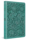 ESV Premium Gift Bible TruTone, Teal, Floral Design